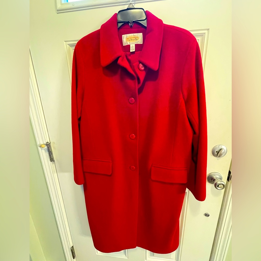 Talbots winter coat size 16.  Excellent, like new!!